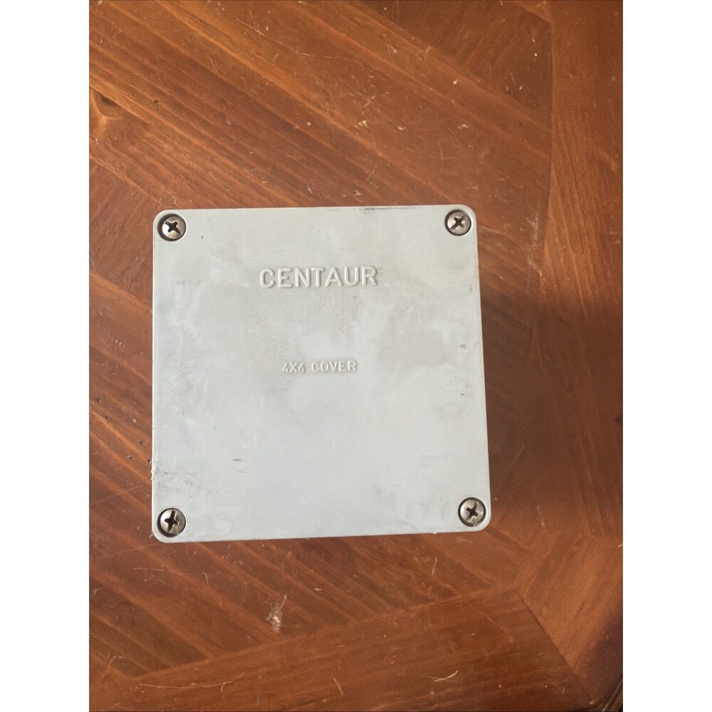 Centaur 4x4 Electrical Junction Box Enclosure w/ Screw Cover Gray